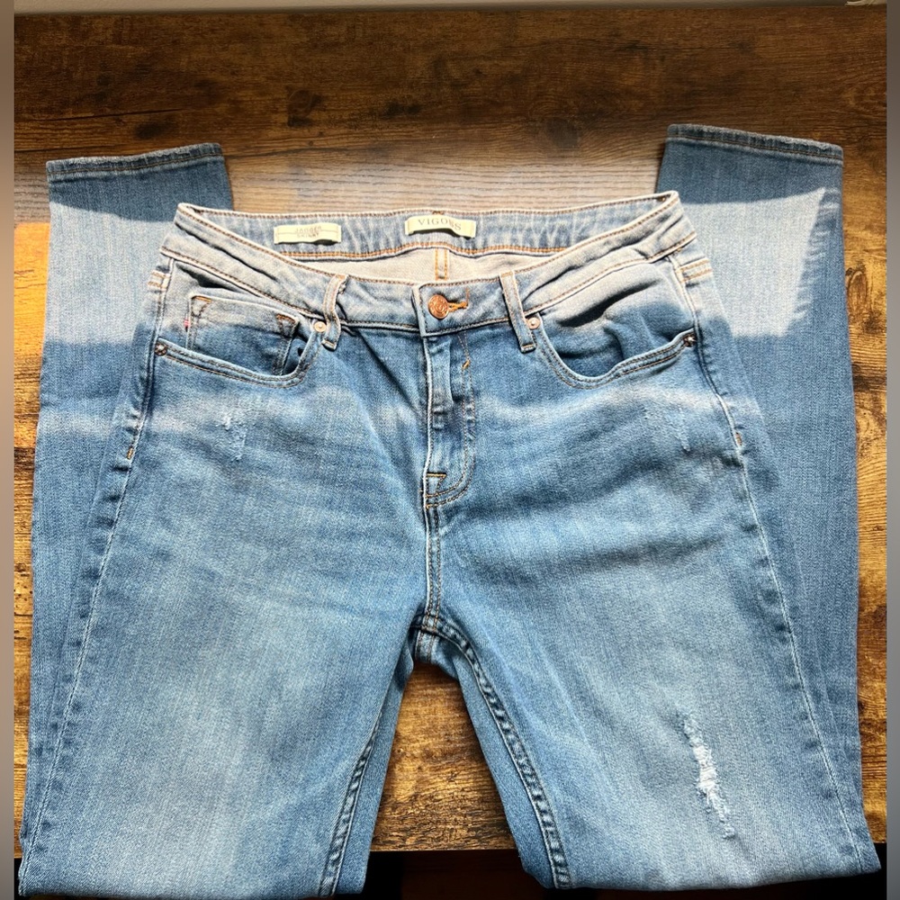 Vigoss Jagger Skinny Distressed Denim Jeans Size 30 Women’s